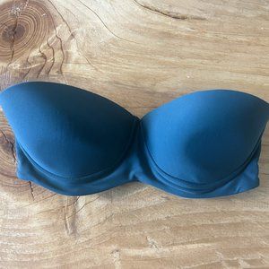 MIKOH Bandeau Strapless Bikini Top